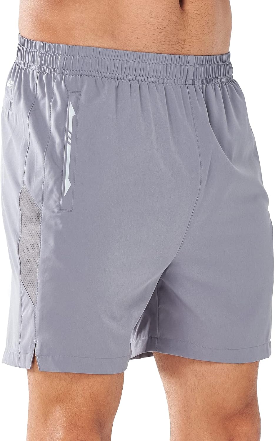 Detalle de NORTHYARD Men's Running Athletic Shorts — Lightweight, Quick-Dry with 3 ZIP Pockets (5"/7"/9")