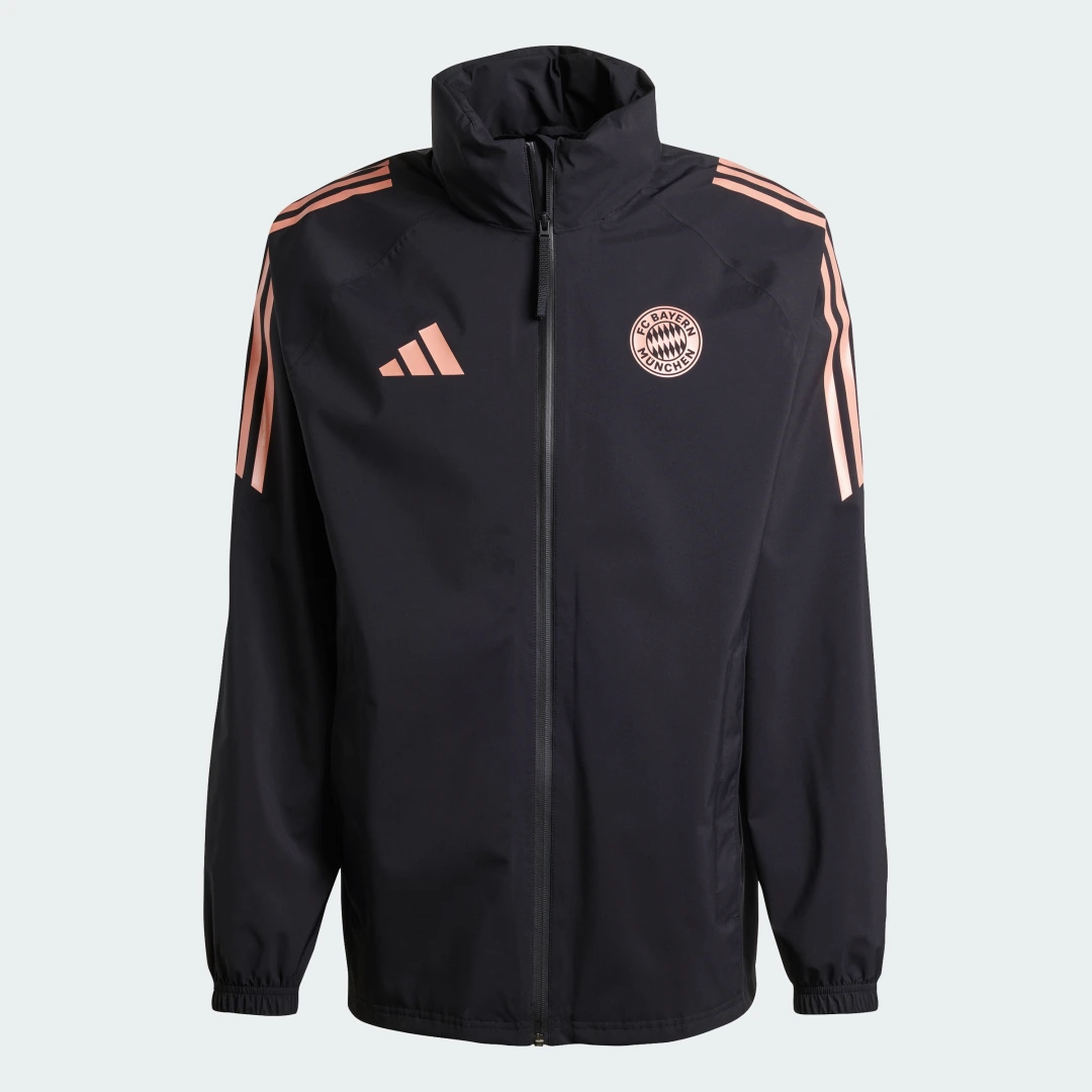 Thumbnail 3 de Adidas Chaqueta impermeable FC Bayern Tiro 24 – negra