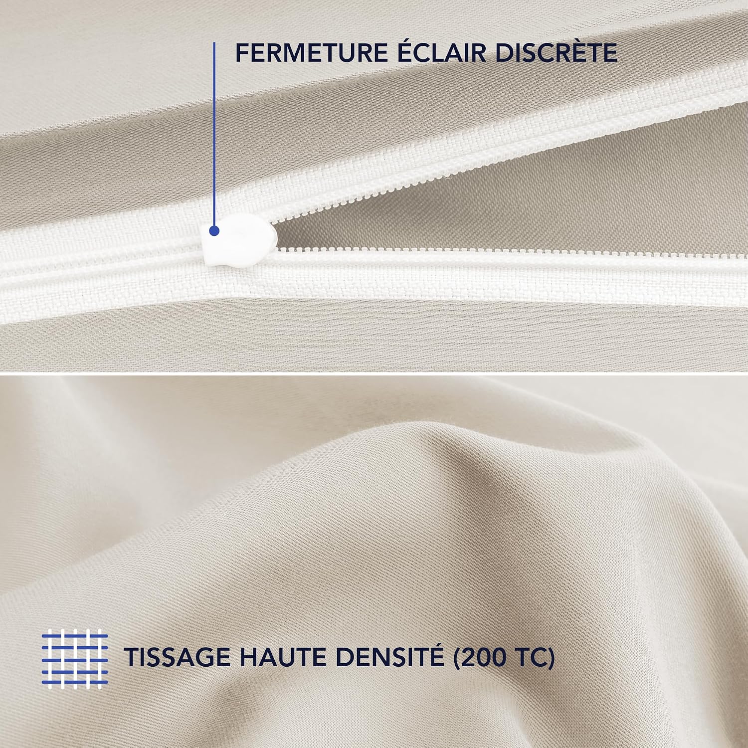 Detalle 1 de Dreamzie Housse de couette satin 135x200