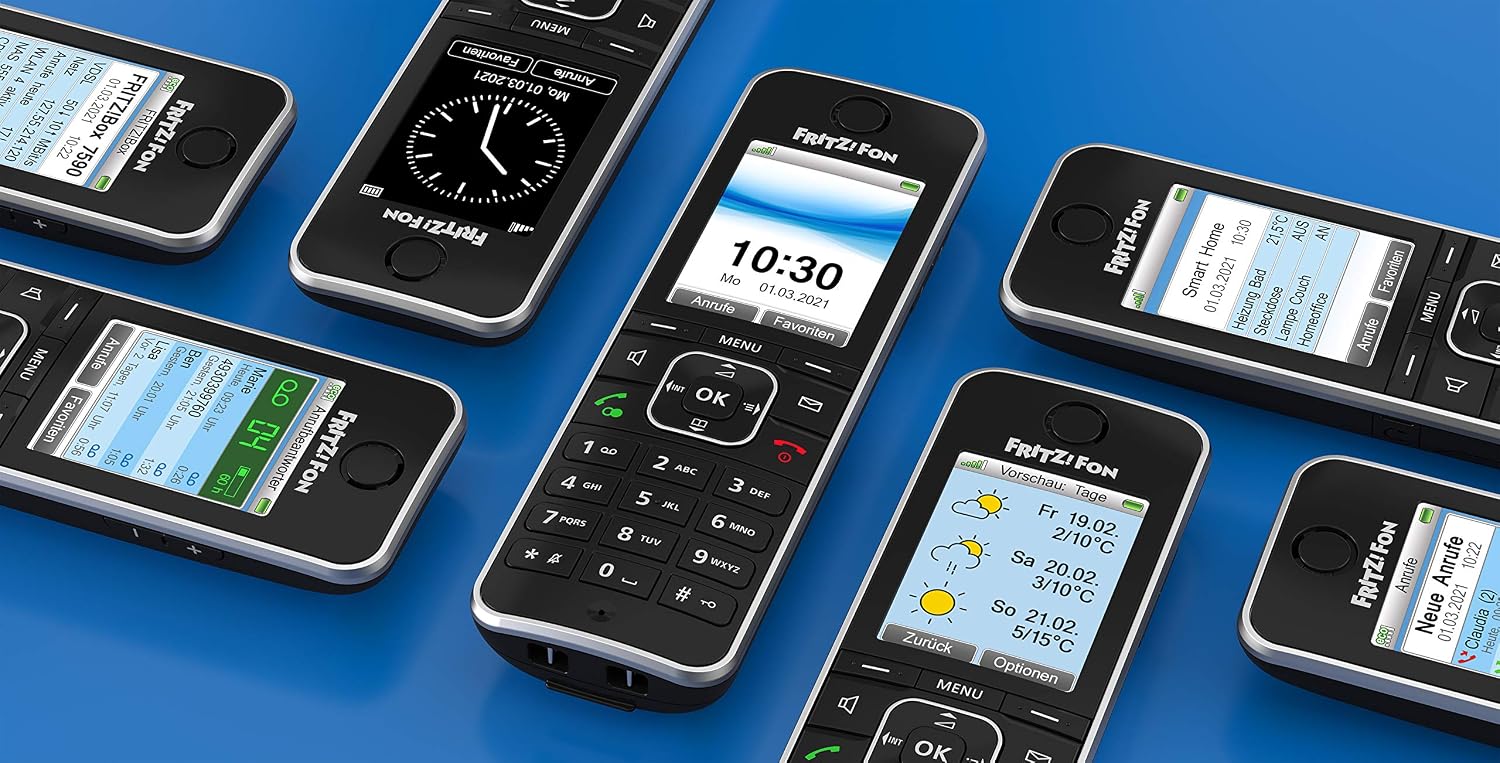 Detalle 1 de FRITZ!Fon C6 – bezprzewodowy telefon DECT z identyfikacją połączeń