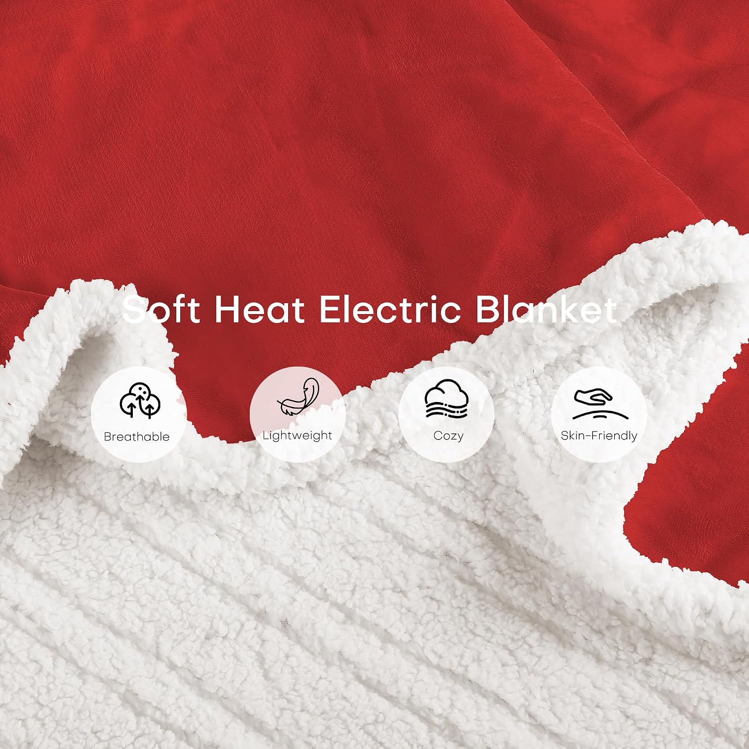 Thumbnail 4 de RALYSUN Electric Heated Blanket 62"x84"