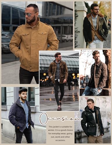 Thumbnail 7 de Niwicee veste homme cargo polaire hiver ⚙