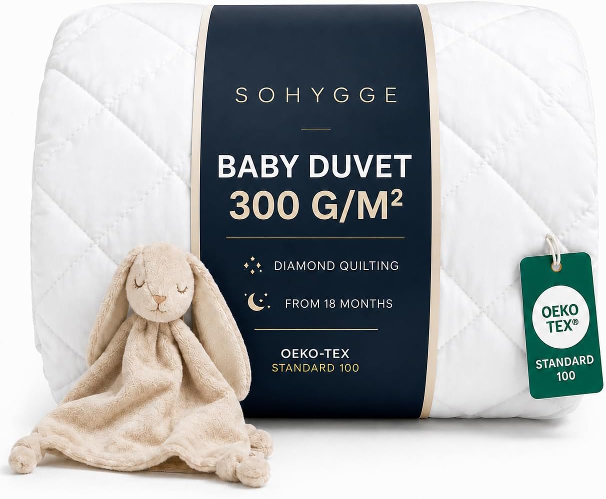 Detalle de SOHYGGE SHBABY01 Baby Duvet, 75 x 120 cm Microfibre, 300 g/m²