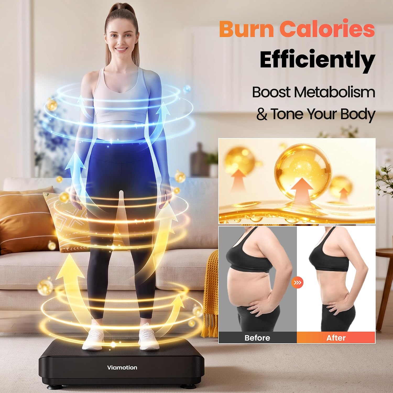 Thumbnail 1 de Viamotion Vibration Plate ZF-0903