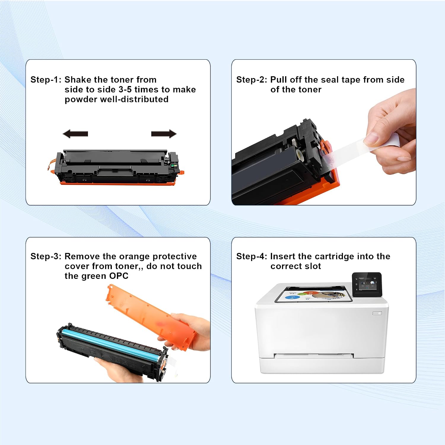 Detalle 1 de HP-Compatible Yellow Toner Cartridge 212A