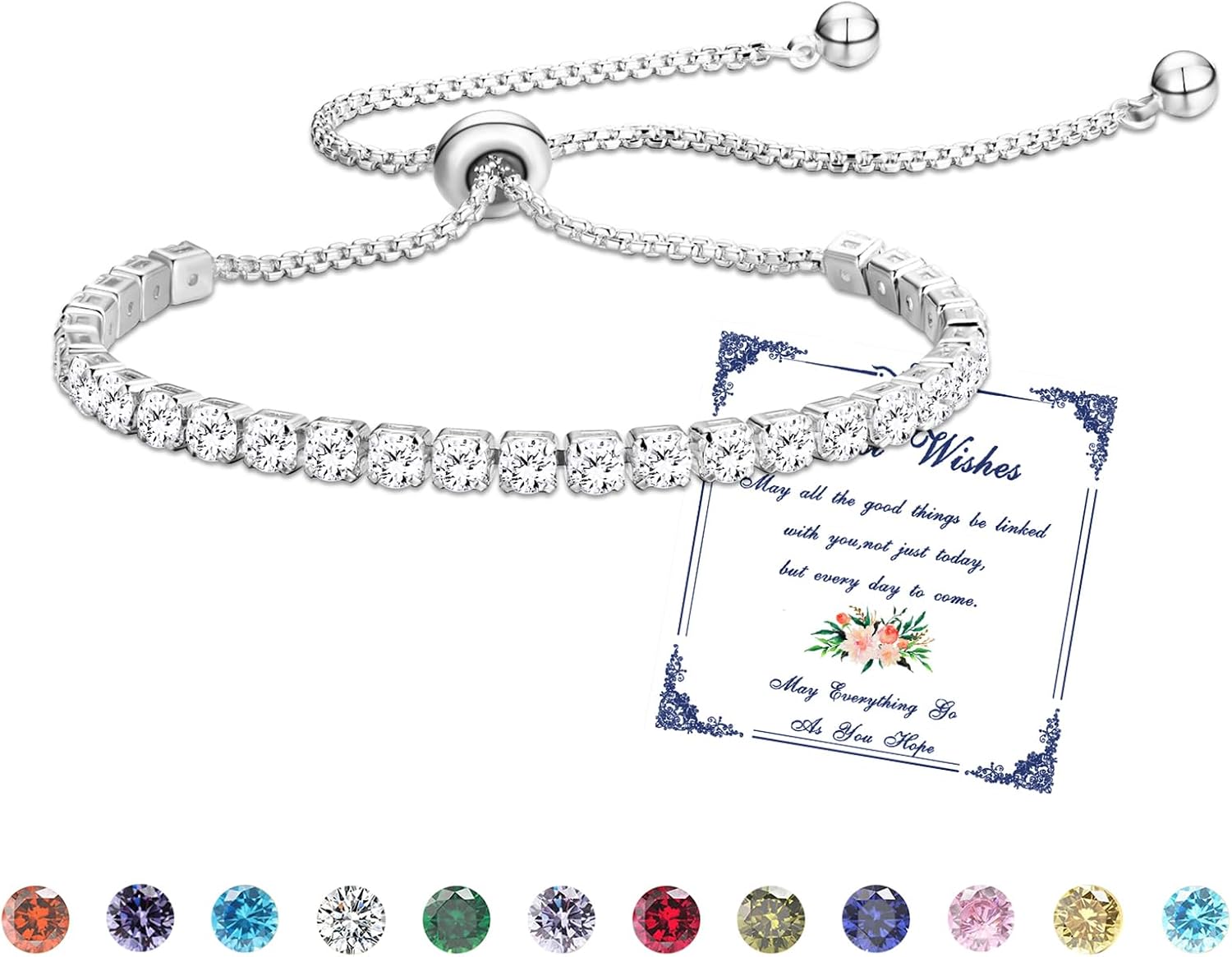 Detalle de Esmoly Pulsera Mujer Piedras Naturales