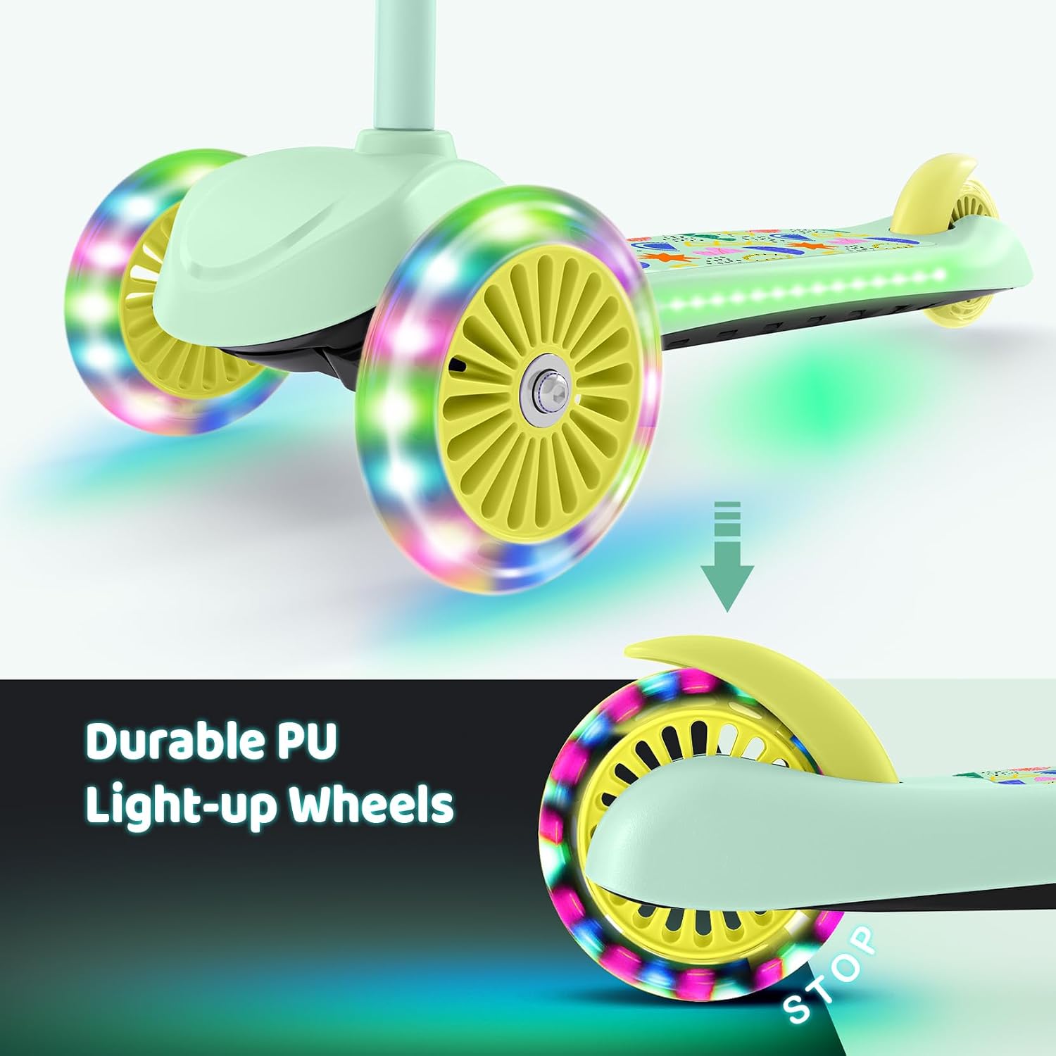 Detalle de TONBUX Kids Scooter