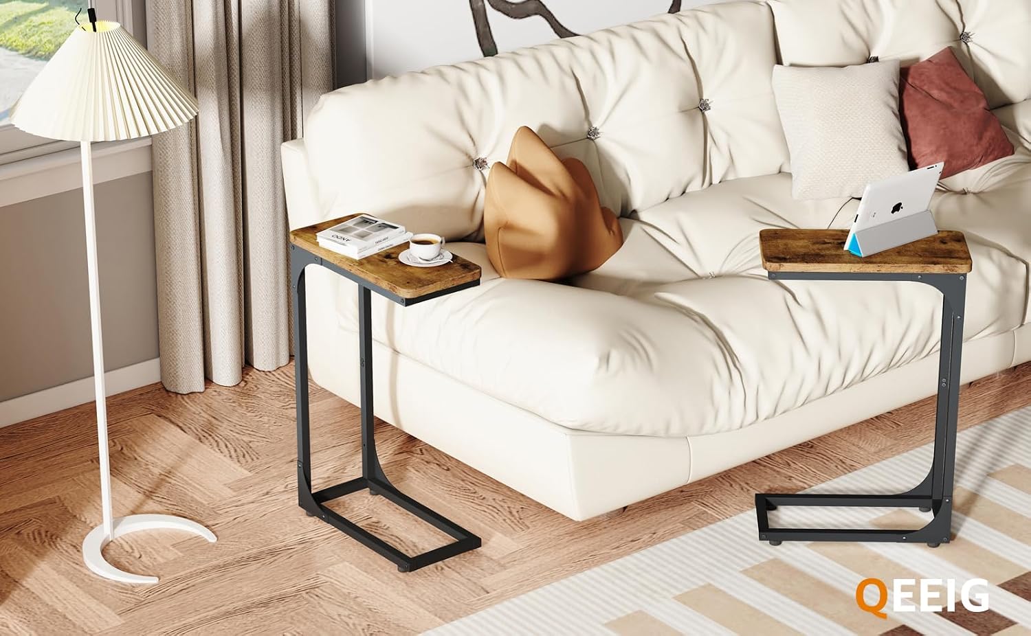 Thumbnail 6 de QEEIG C-Shaped Side Tables, 7.1-Inch Width