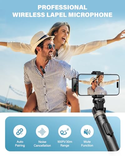 Thumbnail 6 de Newmight Wireless Lavalier Microphone Dual Set: Flexible, plug‑and‑play audio for mobile creators