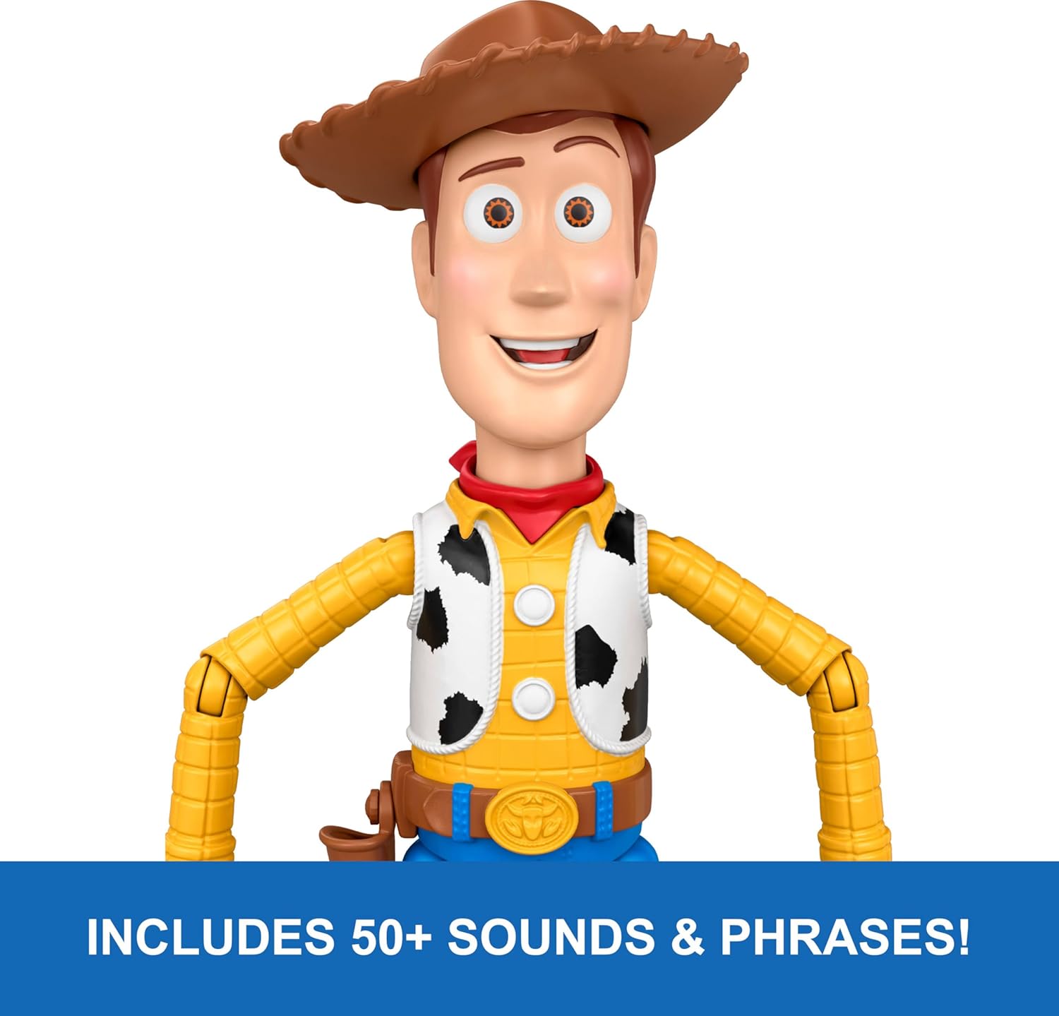 Thumbnail 4 de Mattel Disney and Pixar Toy Story 5 Running Woody – 12-Inch Action Figure