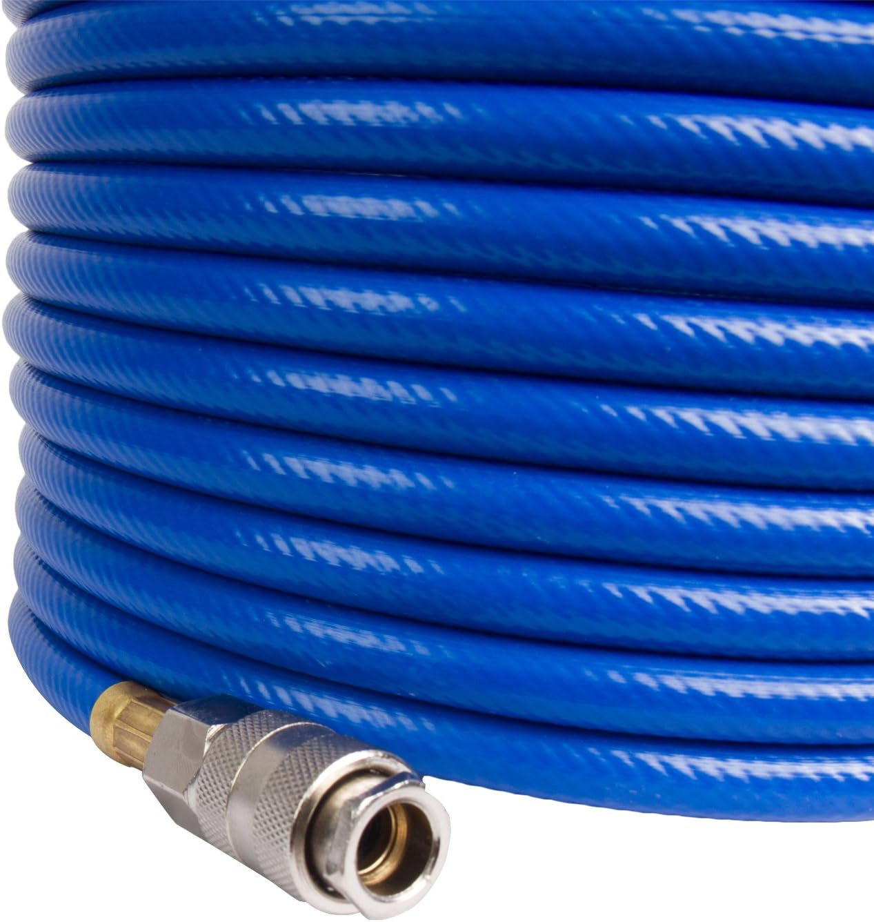 Thumbnail 1 de Tuyau d’air comprimé CCLIFE 10 m avec raccord 1/4” (20 bars) pour compresseur