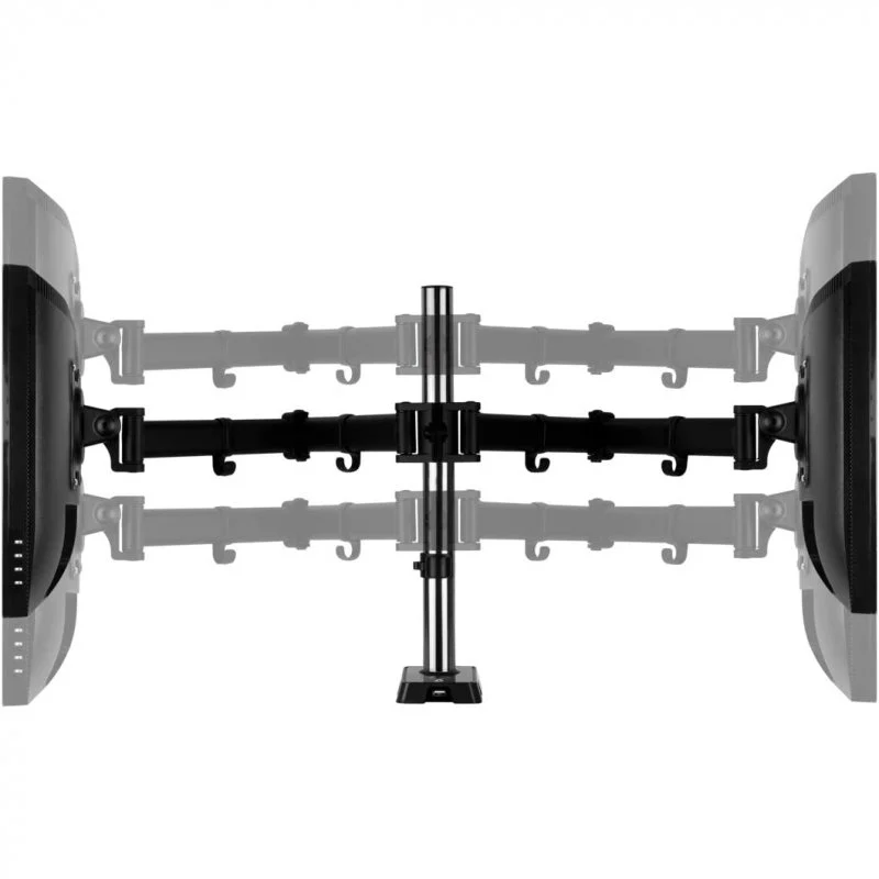 Detalle de Arctic Z2 (Gen 3) soporte doble para monitor 34" VESA 100×100, 15 kg