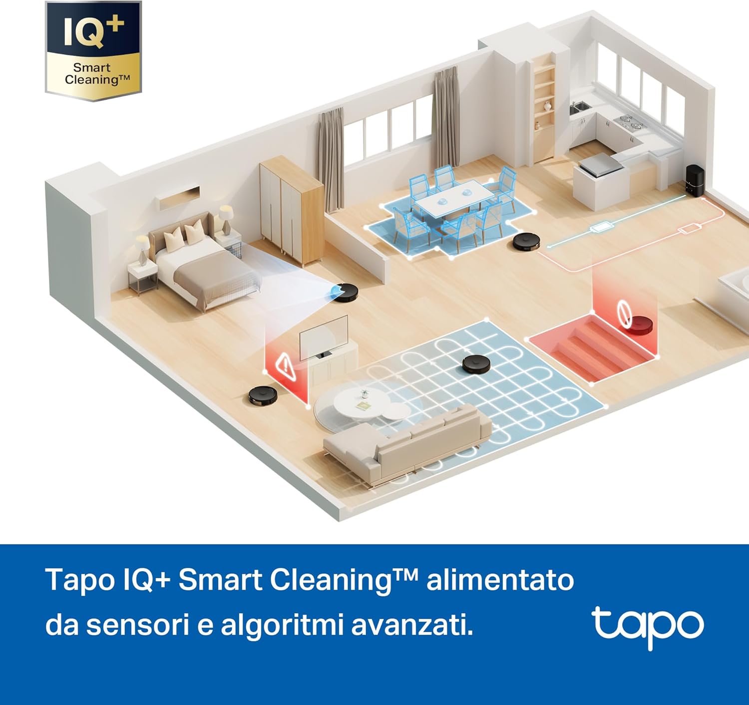 Thumbnail 4 de Tapo RV30 Max Plus robot aspirapolvere e lavapavimenti 5300Pa con svuotamento 3L 🤖