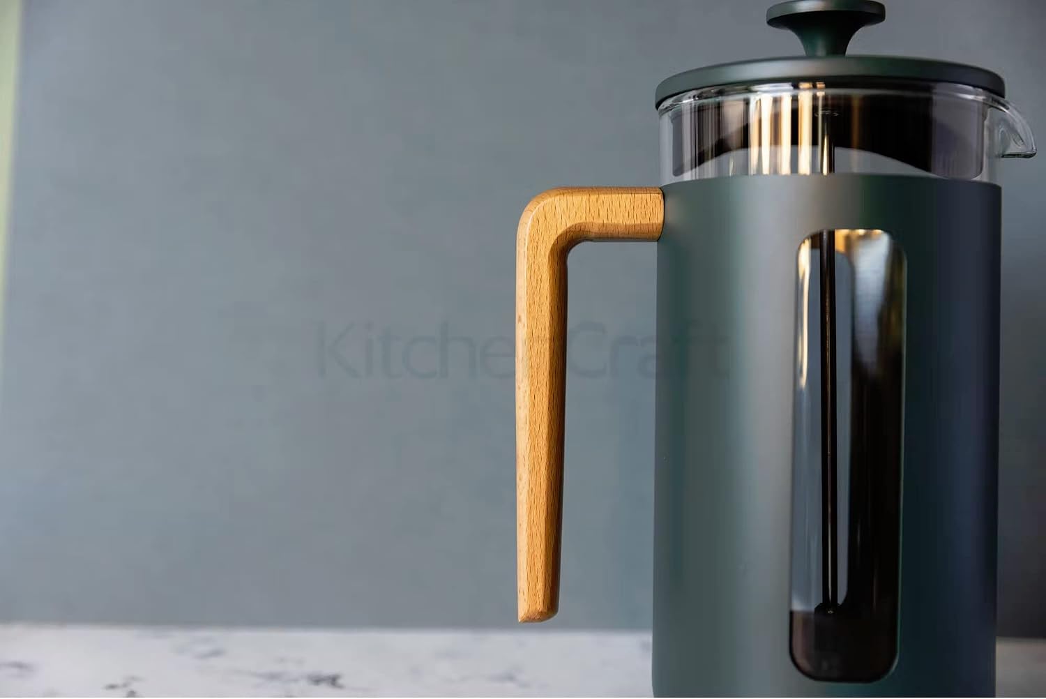 Thumbnail 1 de La Cafetière Pisa cafetière van roestvrij staal, 1 liter, groen