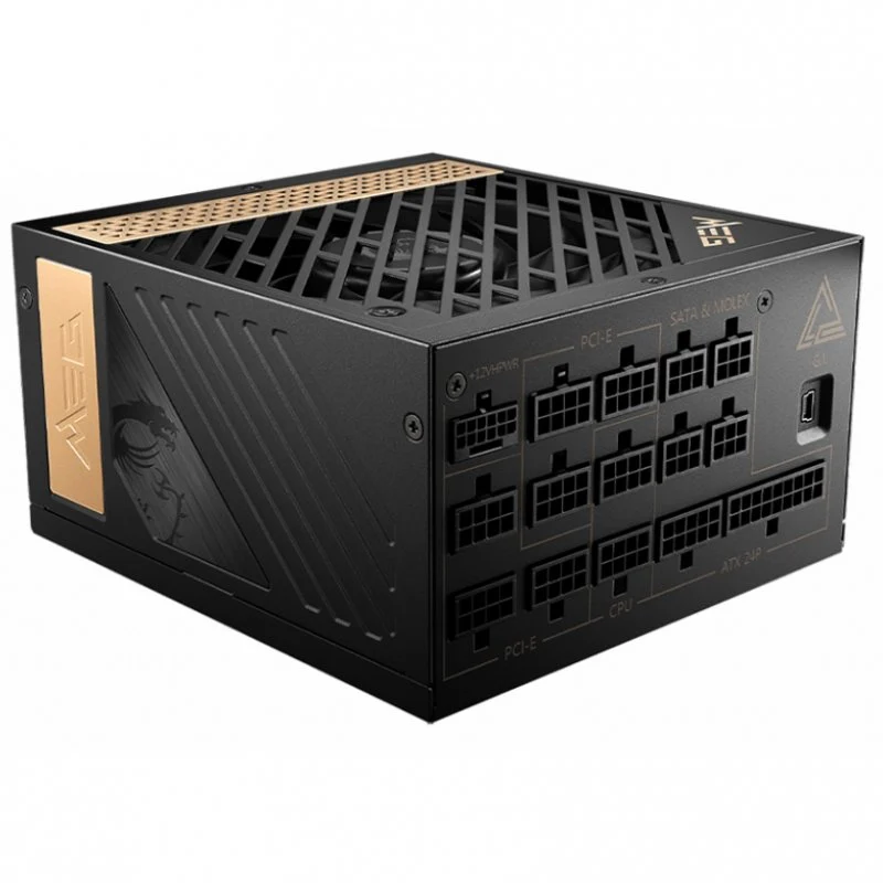 Detalle de MSI MEG Ai1300P 1300W 80 Plus Platinum ⚡