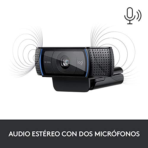 Thumbnail 6 de Logitech C920s HD Pro Webcam: Full HD 1080p para videollamadas con corrección de iluminación y tapa de opturador