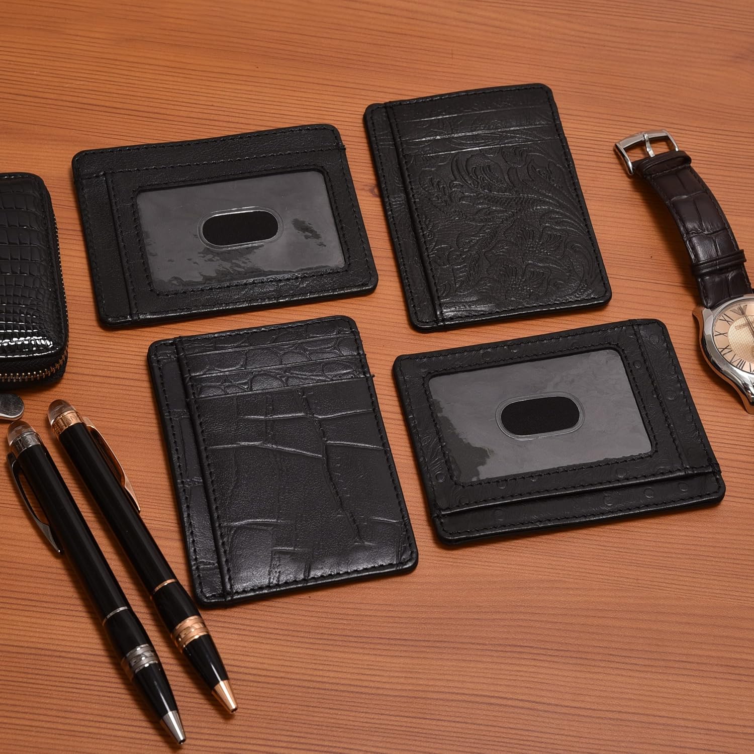 Thumbnail 4 de Oak Leathers RFID wallet slim leather