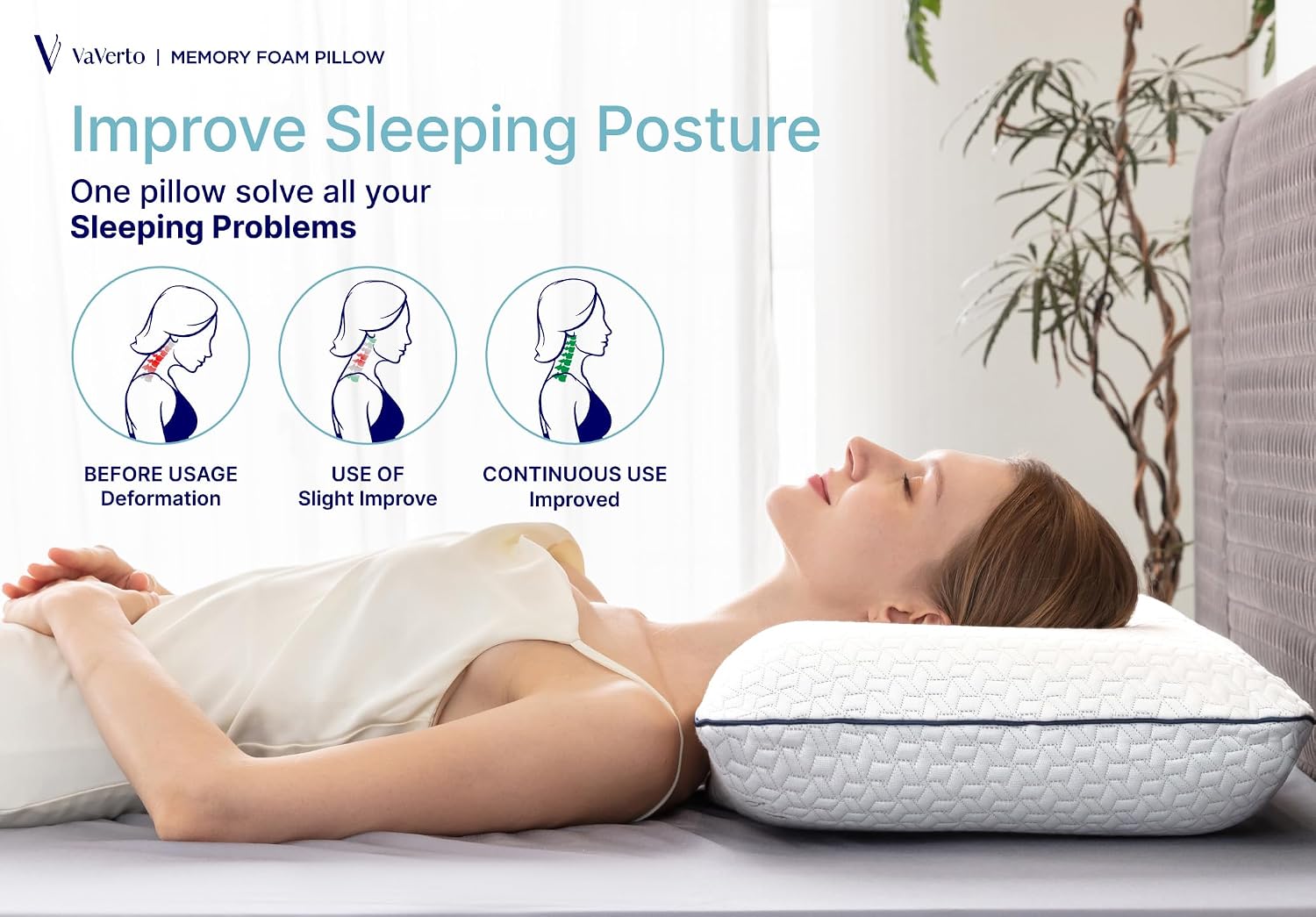 Detalle 2 de Cooling Gel Memory Foam Pillow 1-Pack