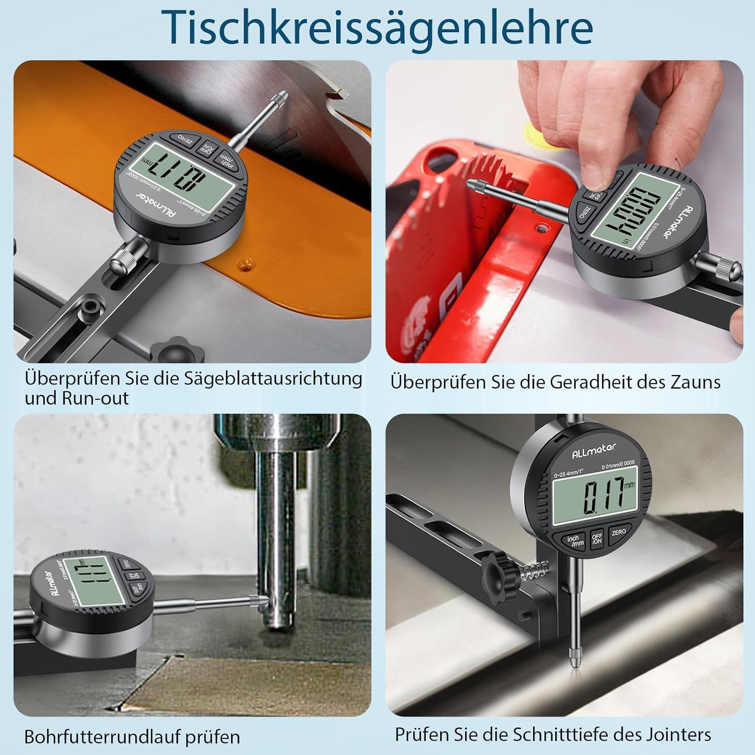 Thumbnail 5 de ALLmeter Tischsäge Messwerkzeug 0,01 mm