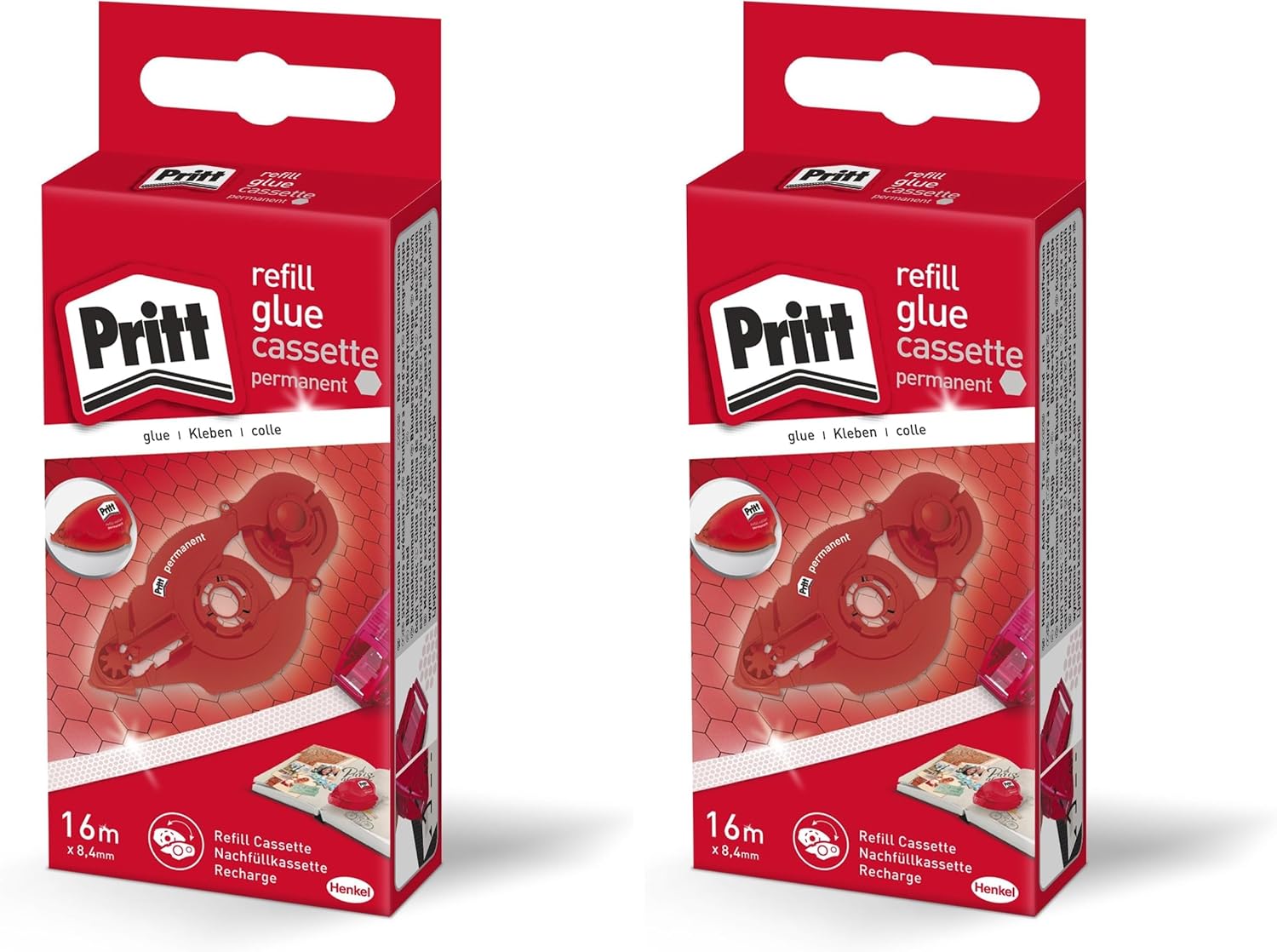 Thumbnail 4 de Pritt Cassetta ricarica nastro colla 8,4 mm x 16 m
