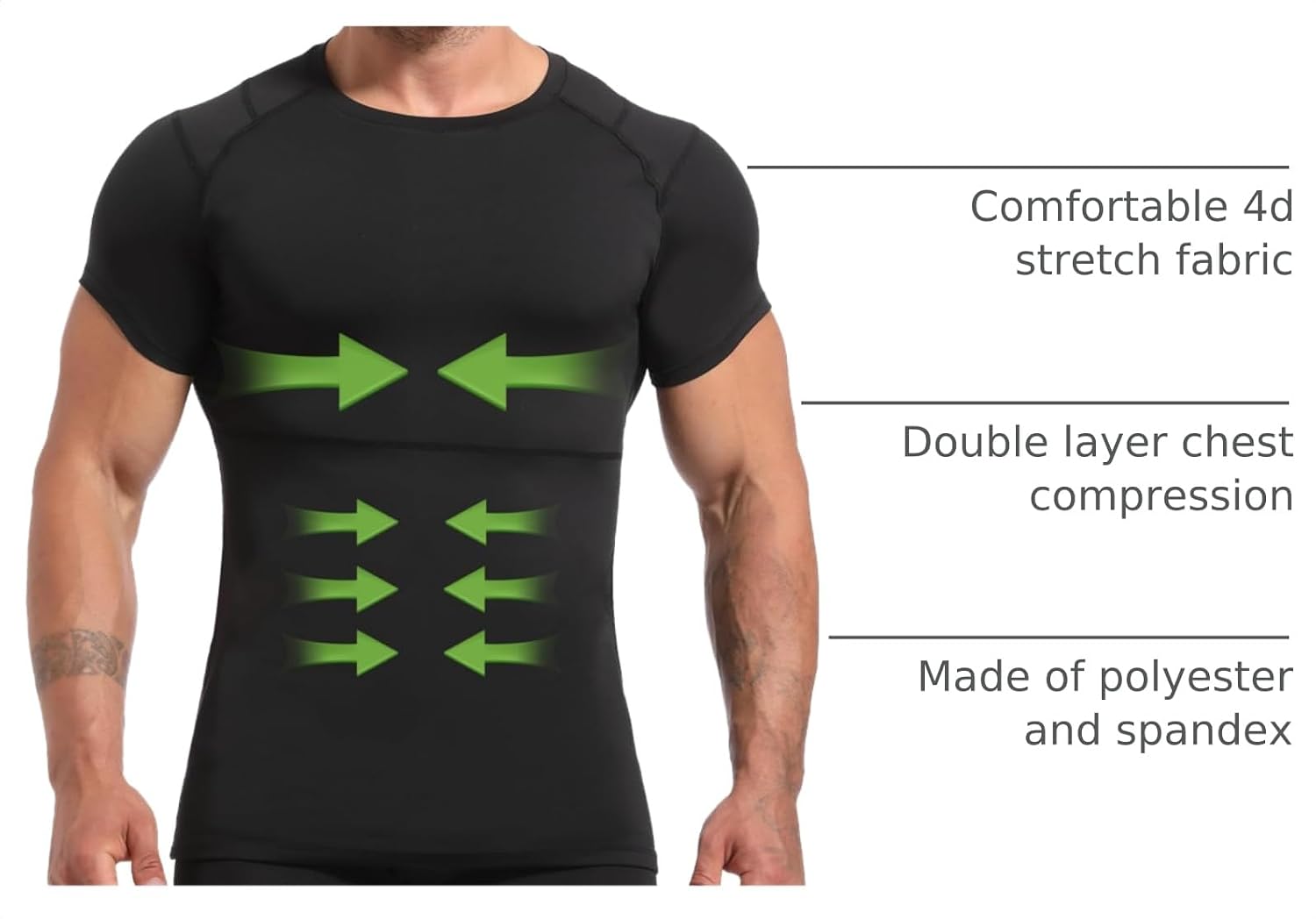 Thumbnail 3 de Lgtfy 4D Mens Compression Shirt