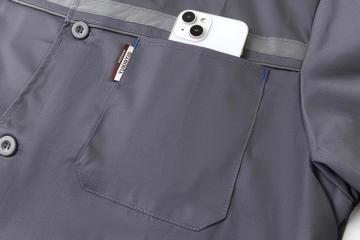 Detalle 2 de Yukirtiq Warehouse Lab Coat Hi Viz 65/35