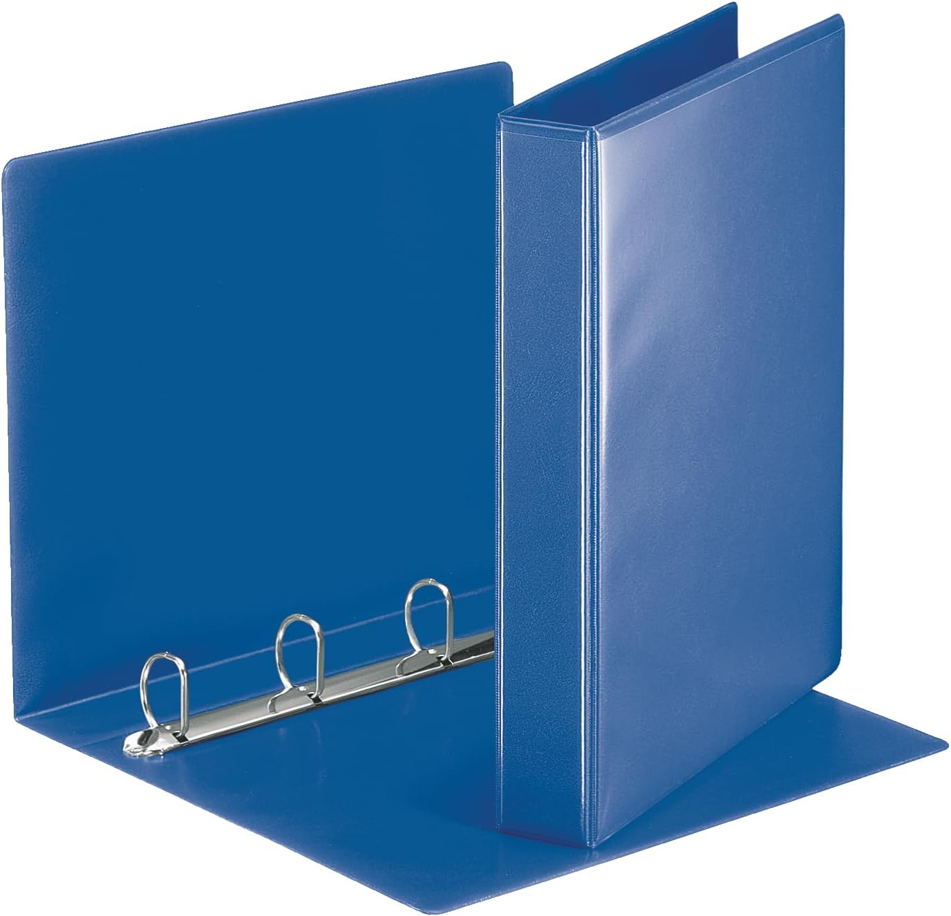 Detalle 2 de Esselte Lot de 10 Classeurs à anneaux personnalisables, format A4, rouge, 30 mm, 4 anneaux