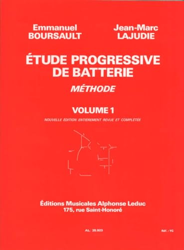 Detalle de Etude progressive de batterie, volume 1 — Alphonse Leduc