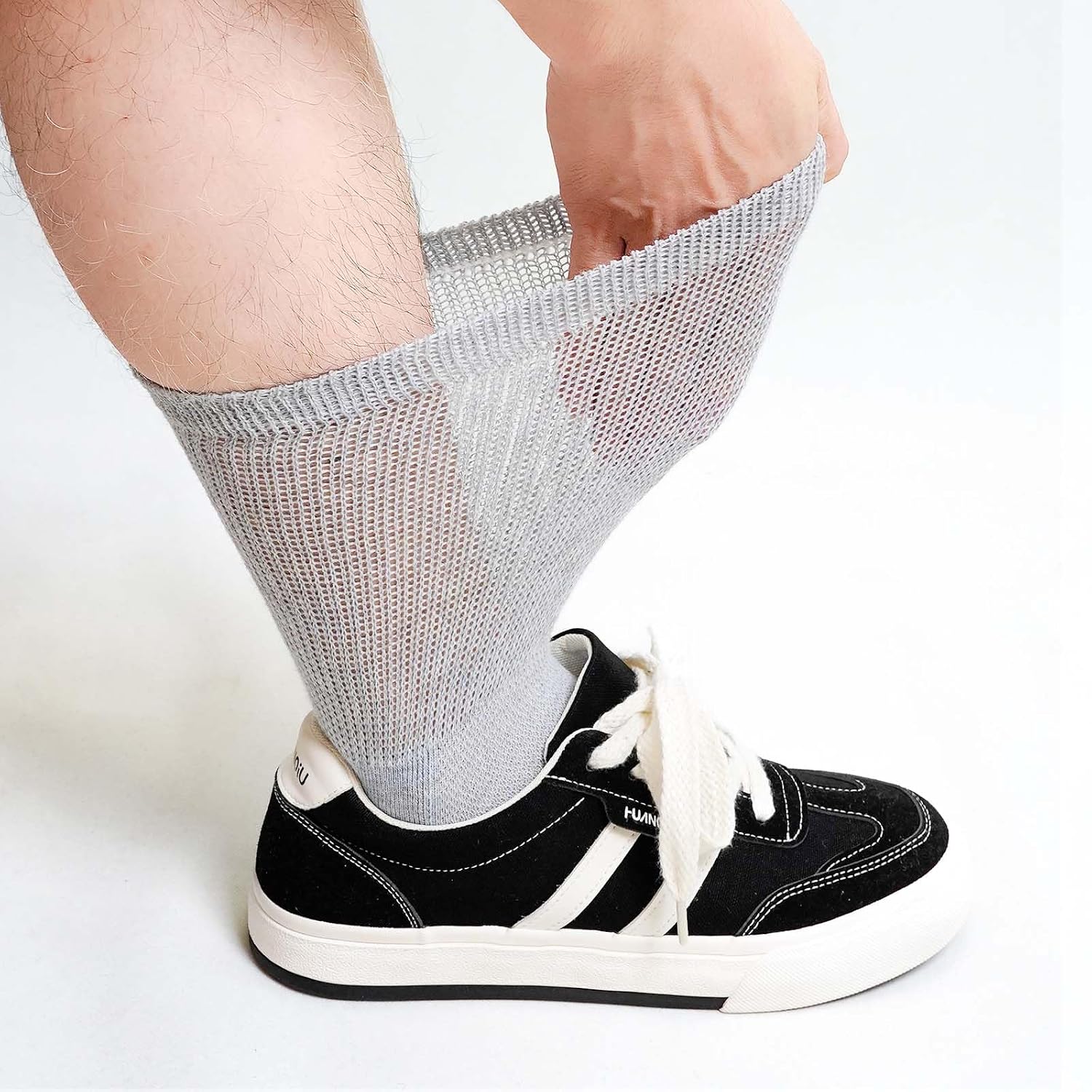 Detalle 2 de LOFIR Calcetines Diabéticos Hombre sin Costuras 4 pares