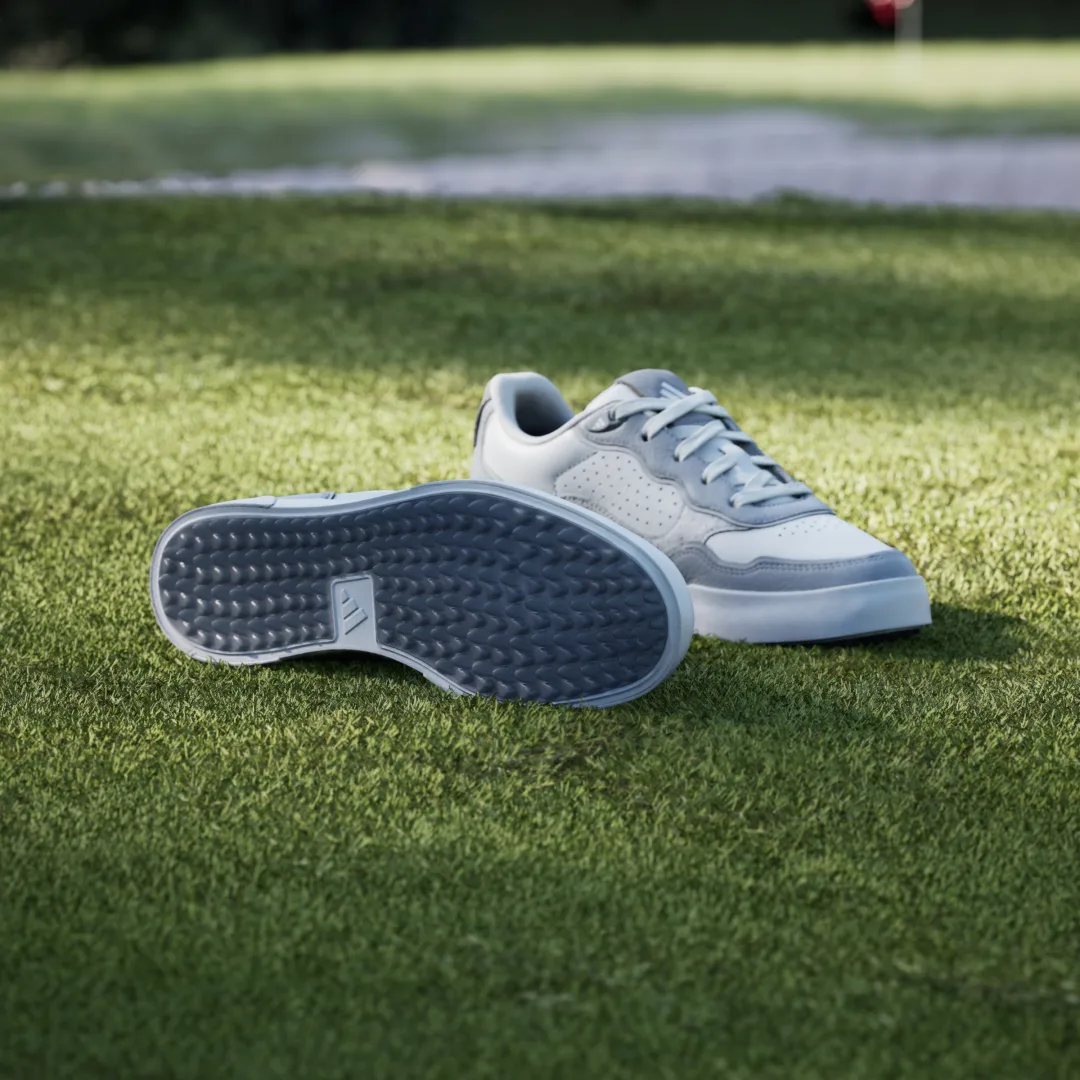 Detalle de Adidas Retrocross 25 Spikeless: zapatilla de golf en blanco para jugar cómodo