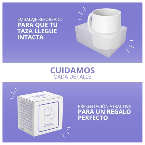 Thumbnail 1 de LA CASA DE LAS TAZAS® Regalos para Papa – Taza Papa original y divertida (Blanco, 330 ml)