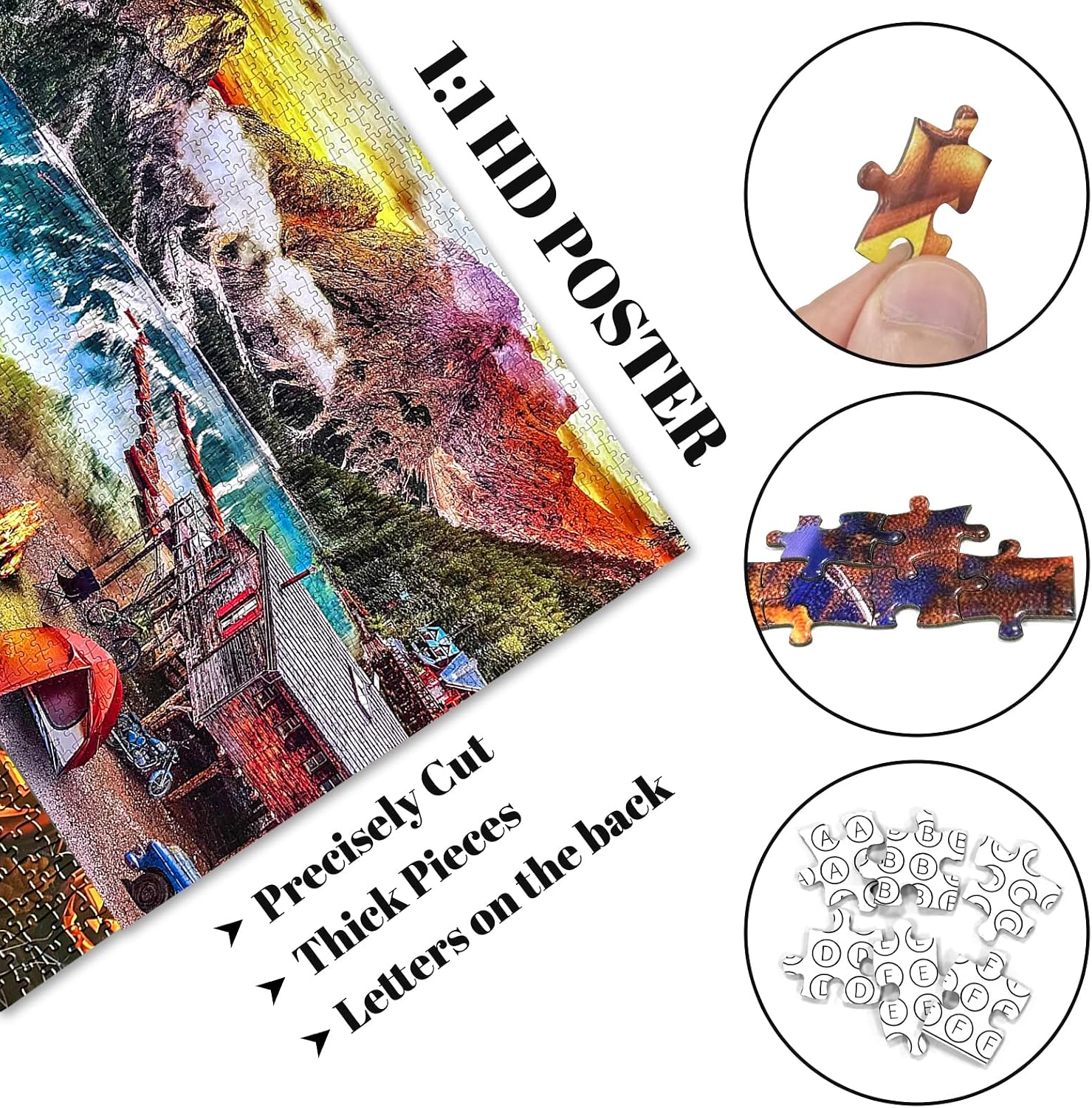 Detalle 2 de Jigsaw Puzzles 2000 Pieces ⚙