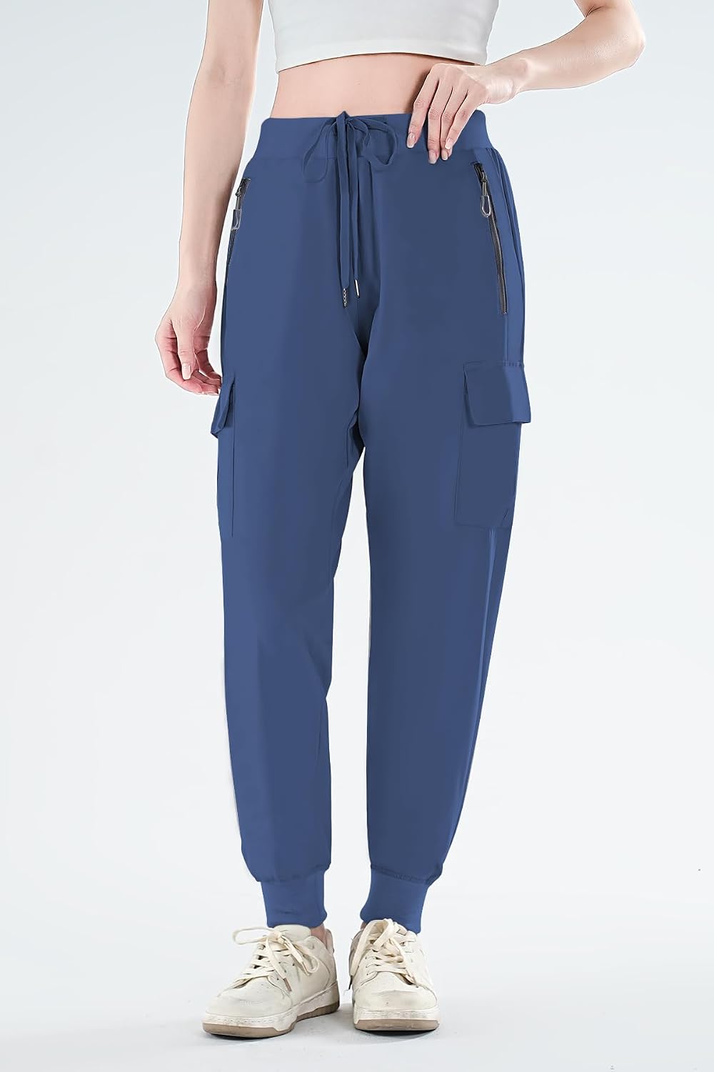 Detalle 2 de Daspkuwy Women's Cargo Trousers lightweight quick-dry hiking pants