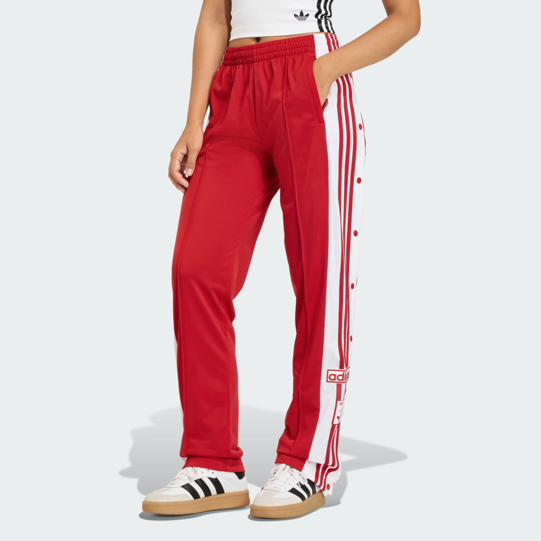 Detalle de Pantalón Adibreak de Adidas - Rojo