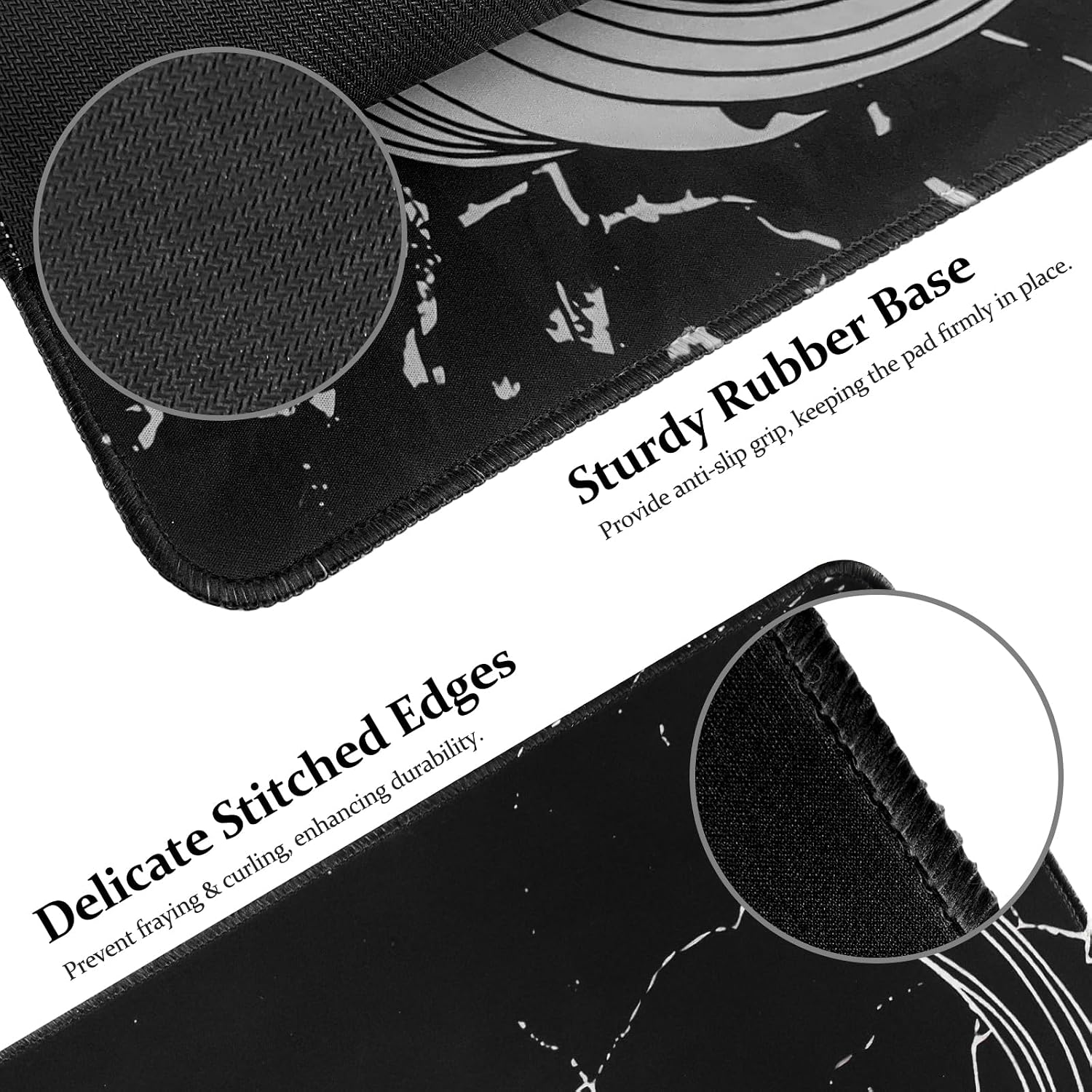 Detalle de Zindoo XXXL Gaming Mouse Pad Large 1200x600mm (Non-slip rubber base)