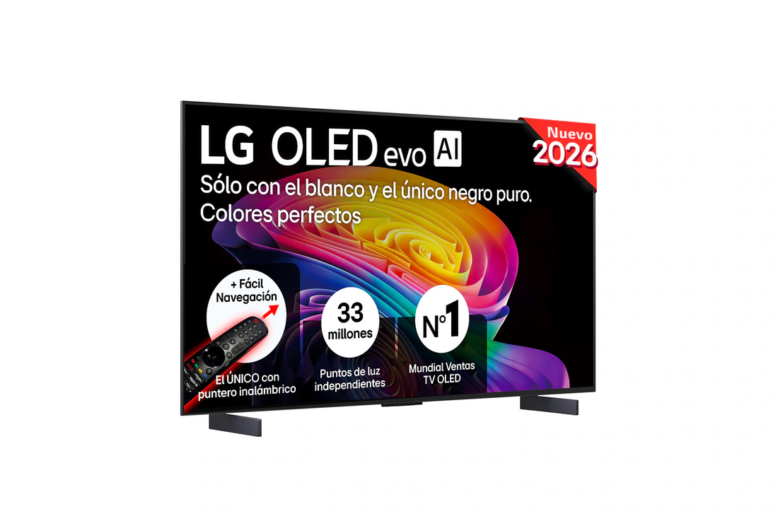 Detalle de LG OLED evo AI C6 42'' (OLED42C6ELB) — TV 4K 2026