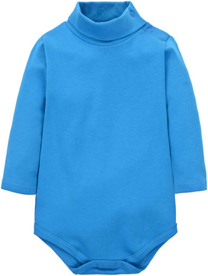 Thumbnail 6 de CuteOn Baby Solid Colour Turtleneck Cotton Bodysuit Jumpsuit