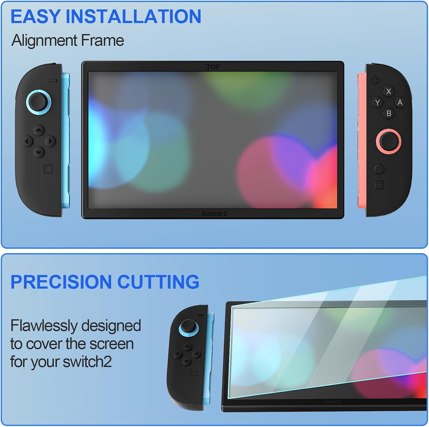 Thumbnail 3 de Teyomi 3-Pack Nintendo Switch 2 Screen Protectors