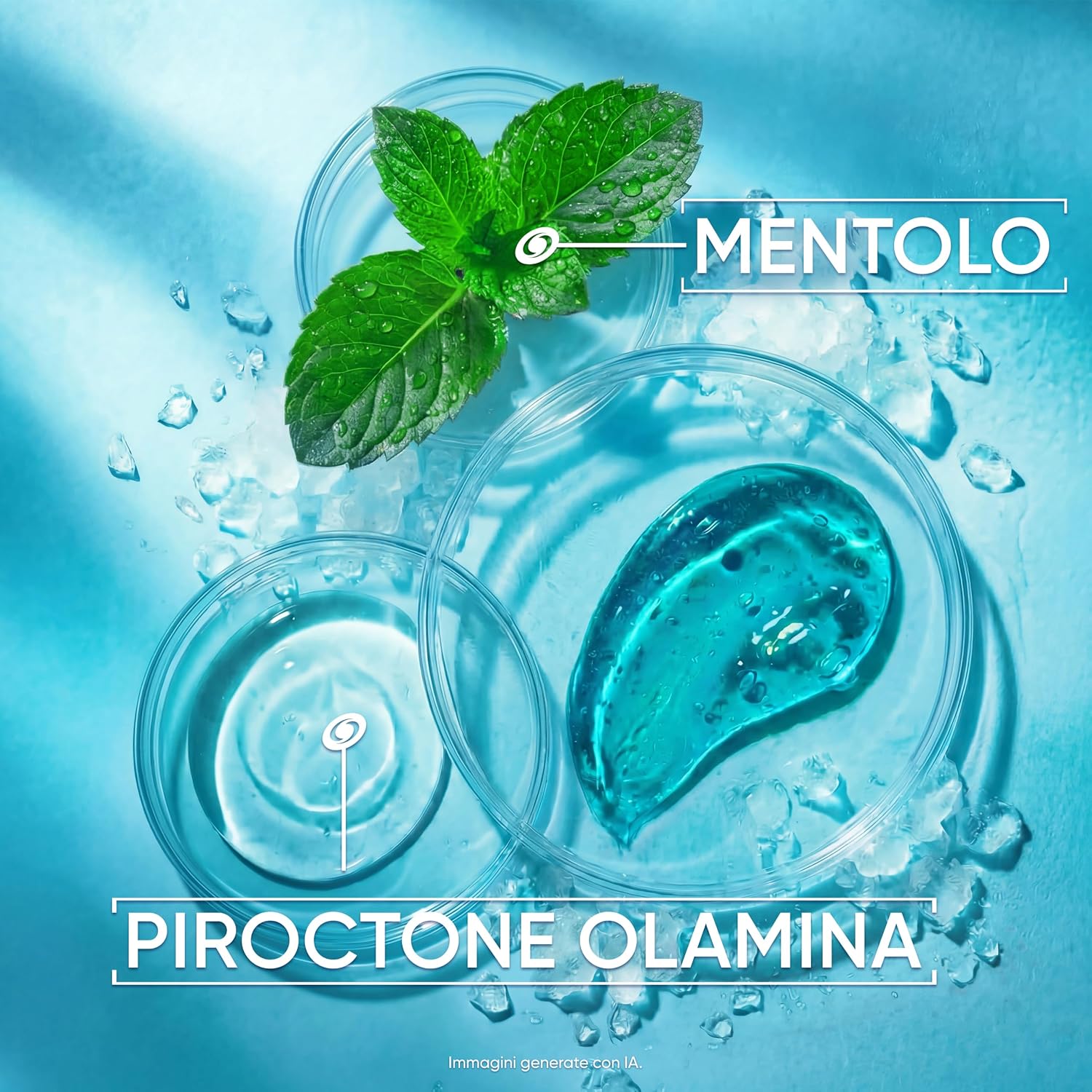 Detalle de Head & Shoulders Antiforfora Menthol Fresh 6x250 ml – Uso Quotidiano