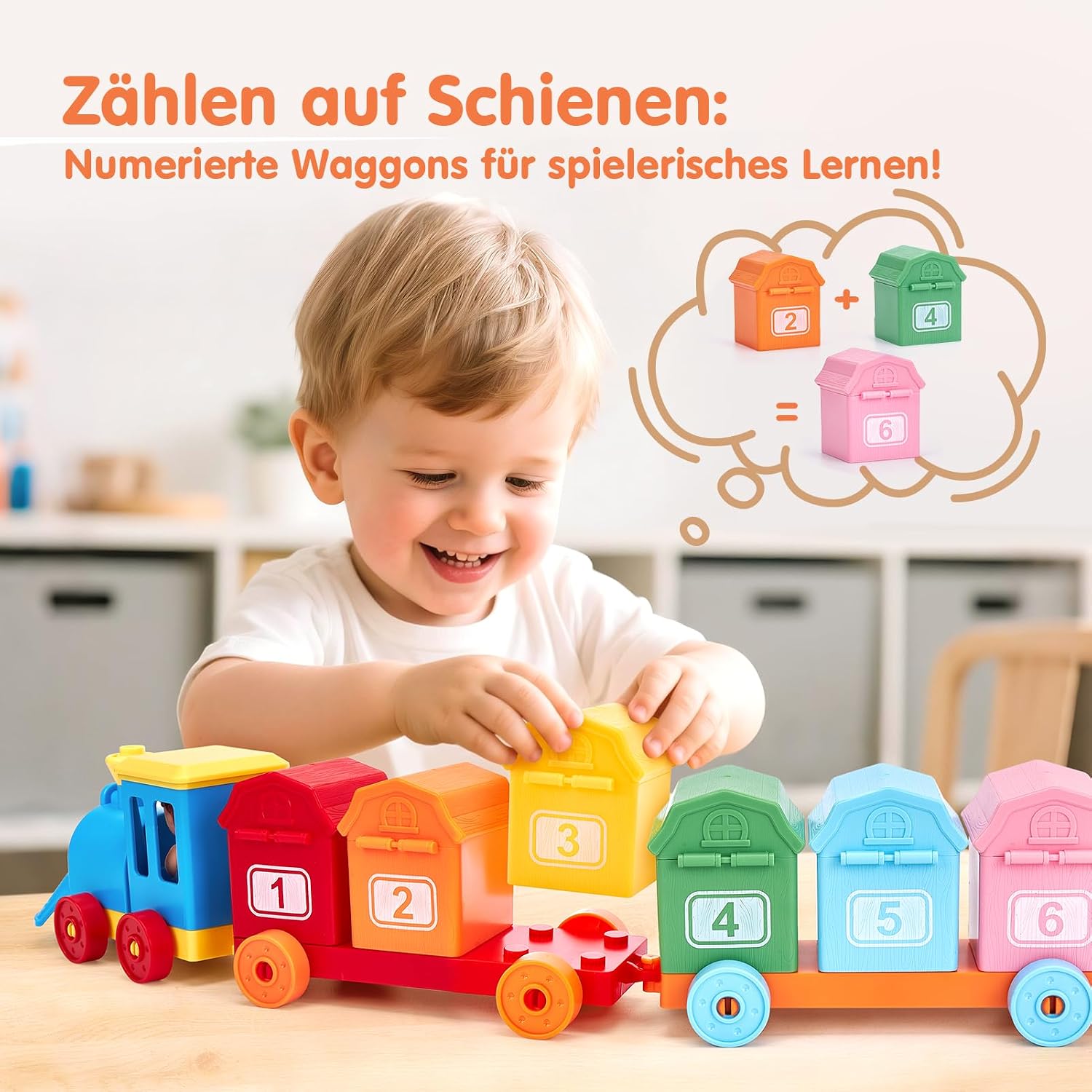 Detalle 2 de hahaland Bauernhof Montessori Spielzeug