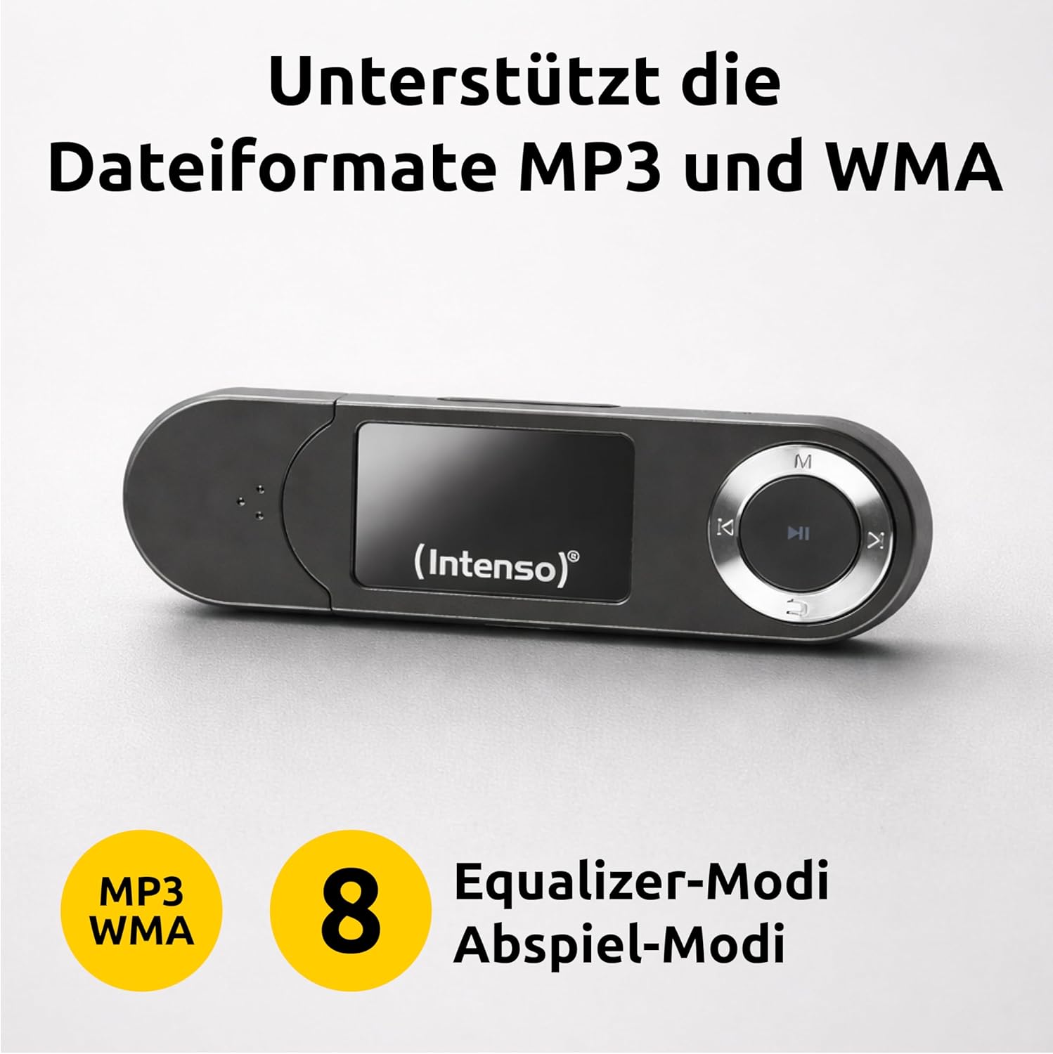 Thumbnail 5 de Intenso Music Walker Lecteur MP3 64 Go noir avec écran LCD, microSD et casque