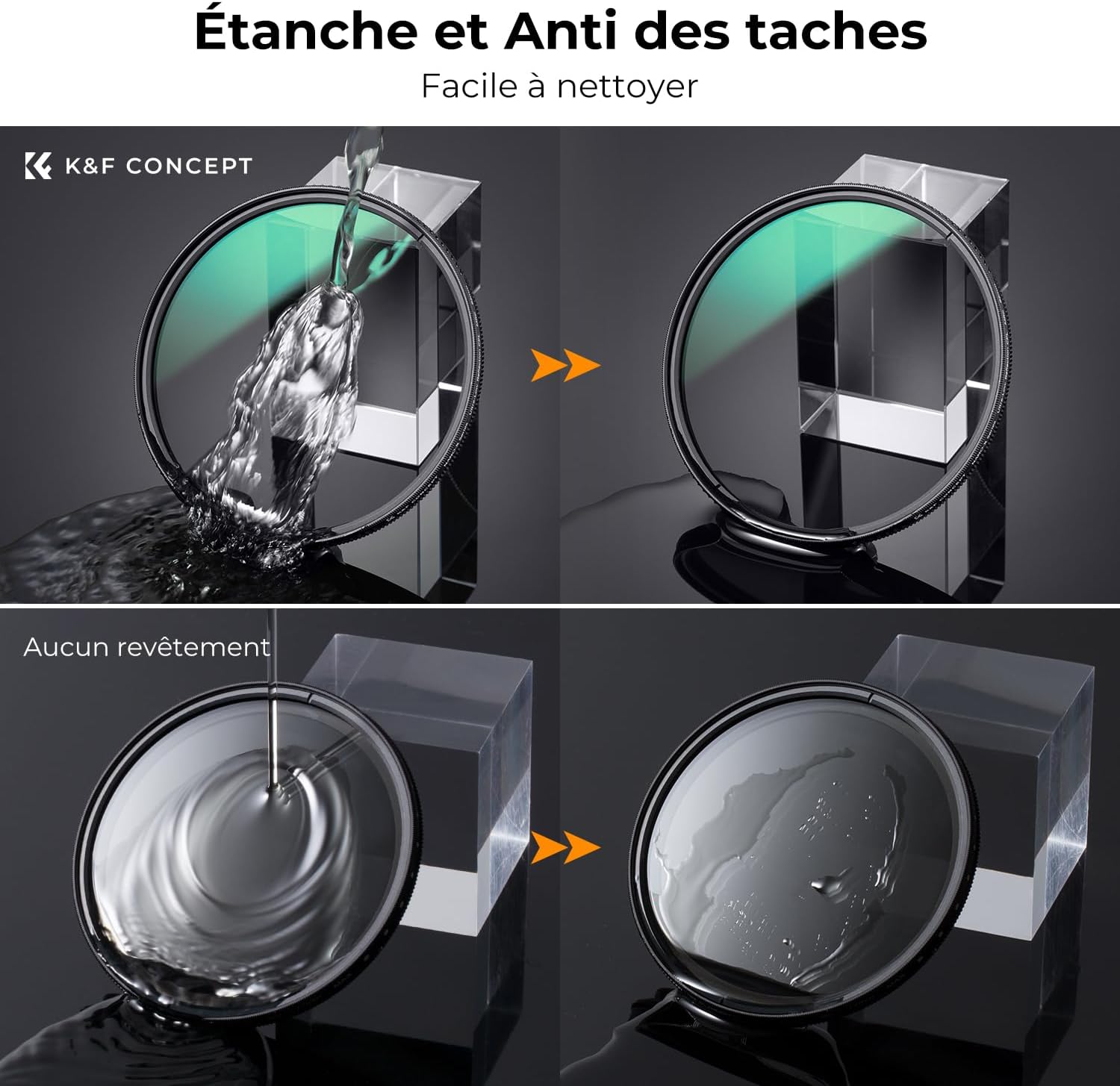Thumbnail 6 de K&F CONCEPT Ø37mm Filtre Polarisant CPL Ultra-Faible Réflexion Nano-X HD