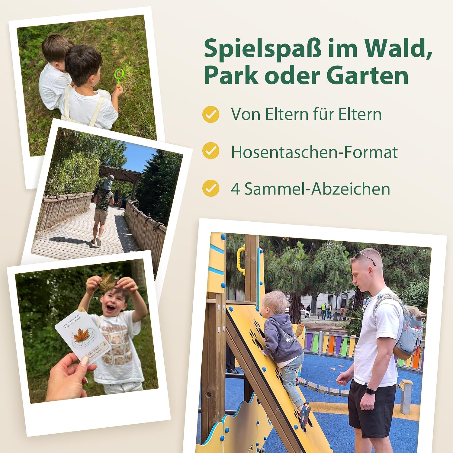 Detalle de Heldenzimmer Suchspiel Kinder – Outdoor-Abenteuer mit 100 Aufgaben und 50 Entdeckerkarten (ab 3 Jahren)