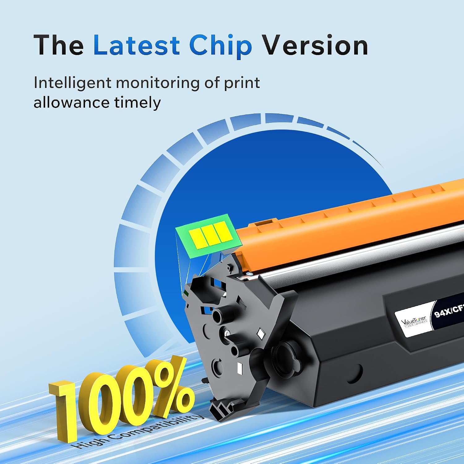 Detalle 1 de Valuetoner 94X CF294X Black High-Yield Toner Cartridge for HP LaserJet Pro