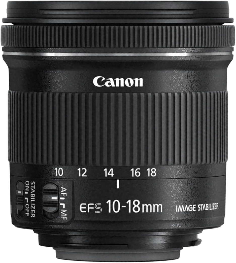 Canon EF-S 10-18mm F4.5-5.6 IS STM – Ultraweitwinkel für APS‑C (67 mm) in Schwarz