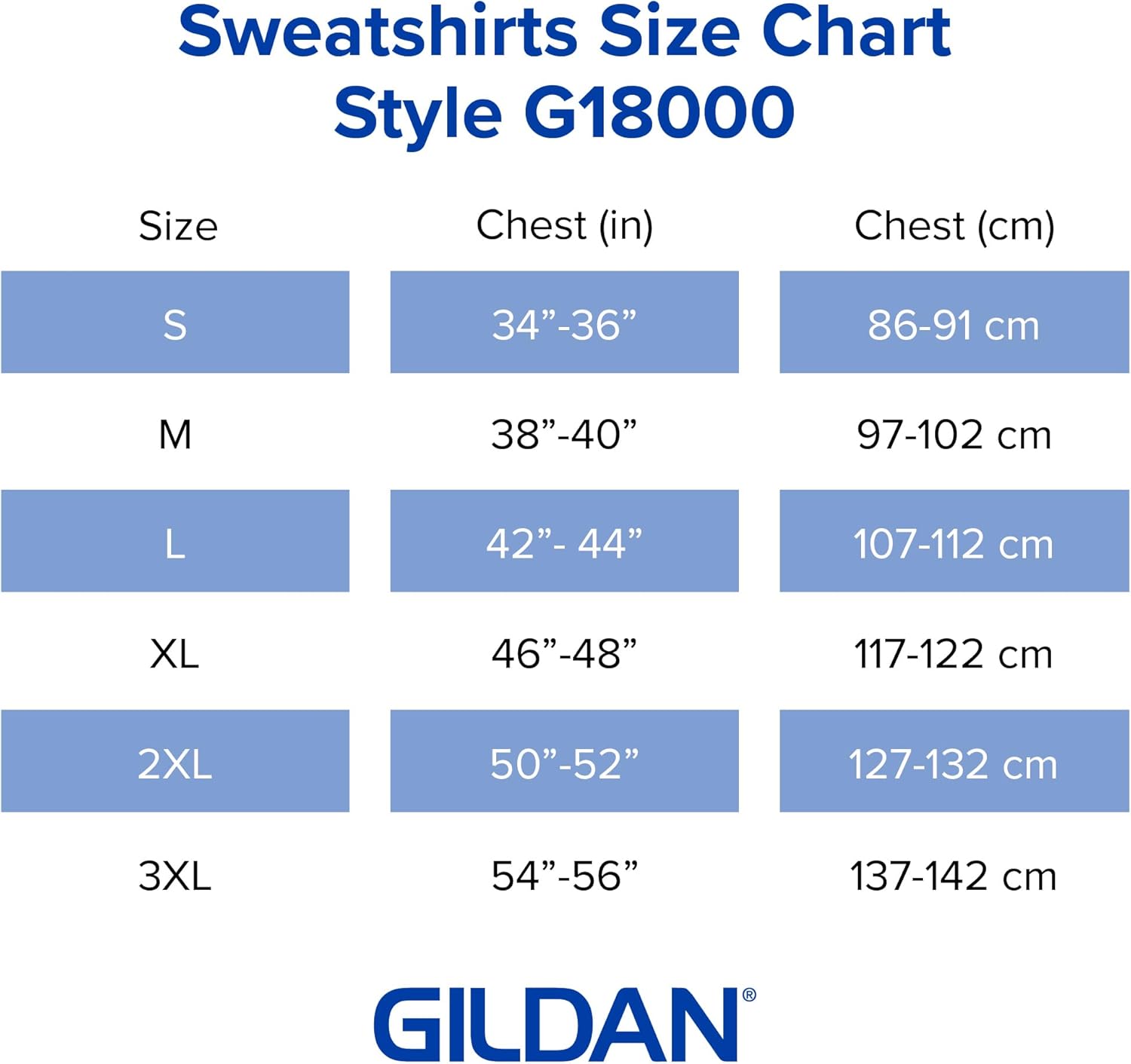 Thumbnail 5 de Gildan Felpa Girocollo in Pile G1800 0 Uomo – Modello G18000 Felpa, confezione singola