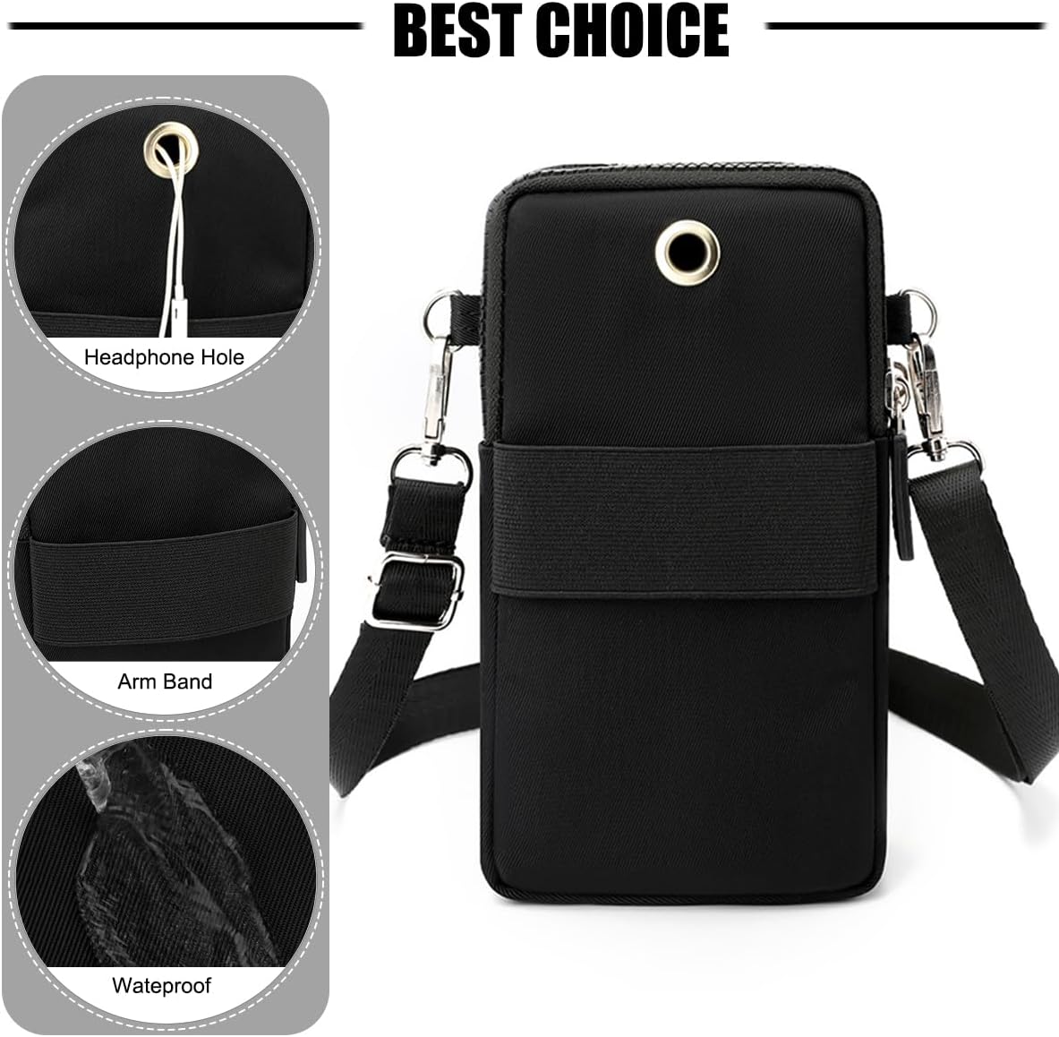 Thumbnail 5 de DuoLmi Umhängetasche Damen Klein – Multifunktionale Crossbody aus Oxfordstoff