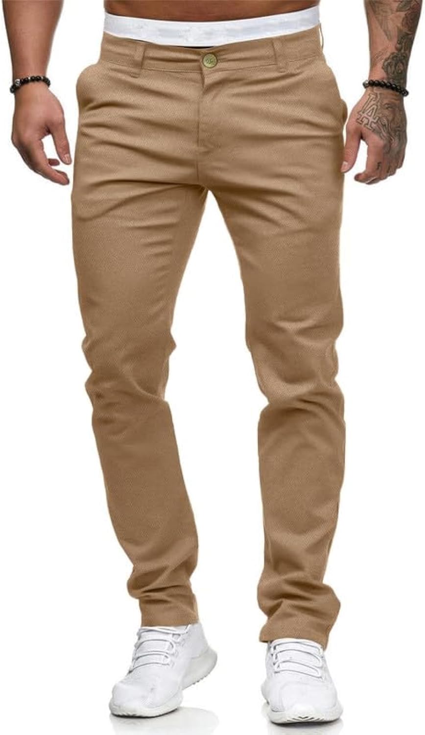 Thumbnail 4 de Mens Chinos Slim Fit Stretch 98% Cotton