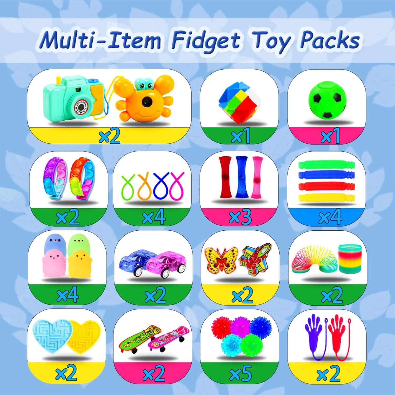 Thumbnail 2 de 1000 Pcs Party Favors for Kids: Fidget Toys Bulk Prize Box Set for Classroom, Birthday & Goodie Bags