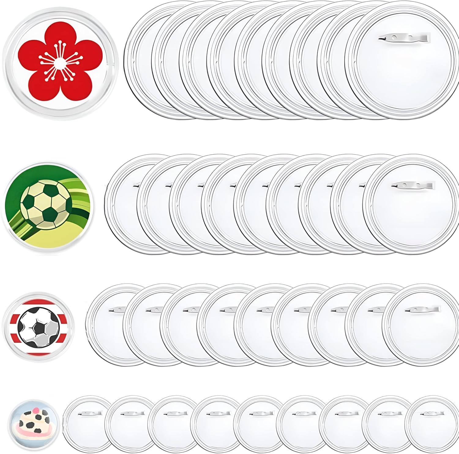 Detalle de DIY Button Maker Acryl 40 Stück
